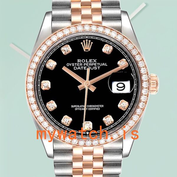 Rolex Datejust 36mm m126281rbr-0007 Mens Black Dial: A Timeless Masterpiece